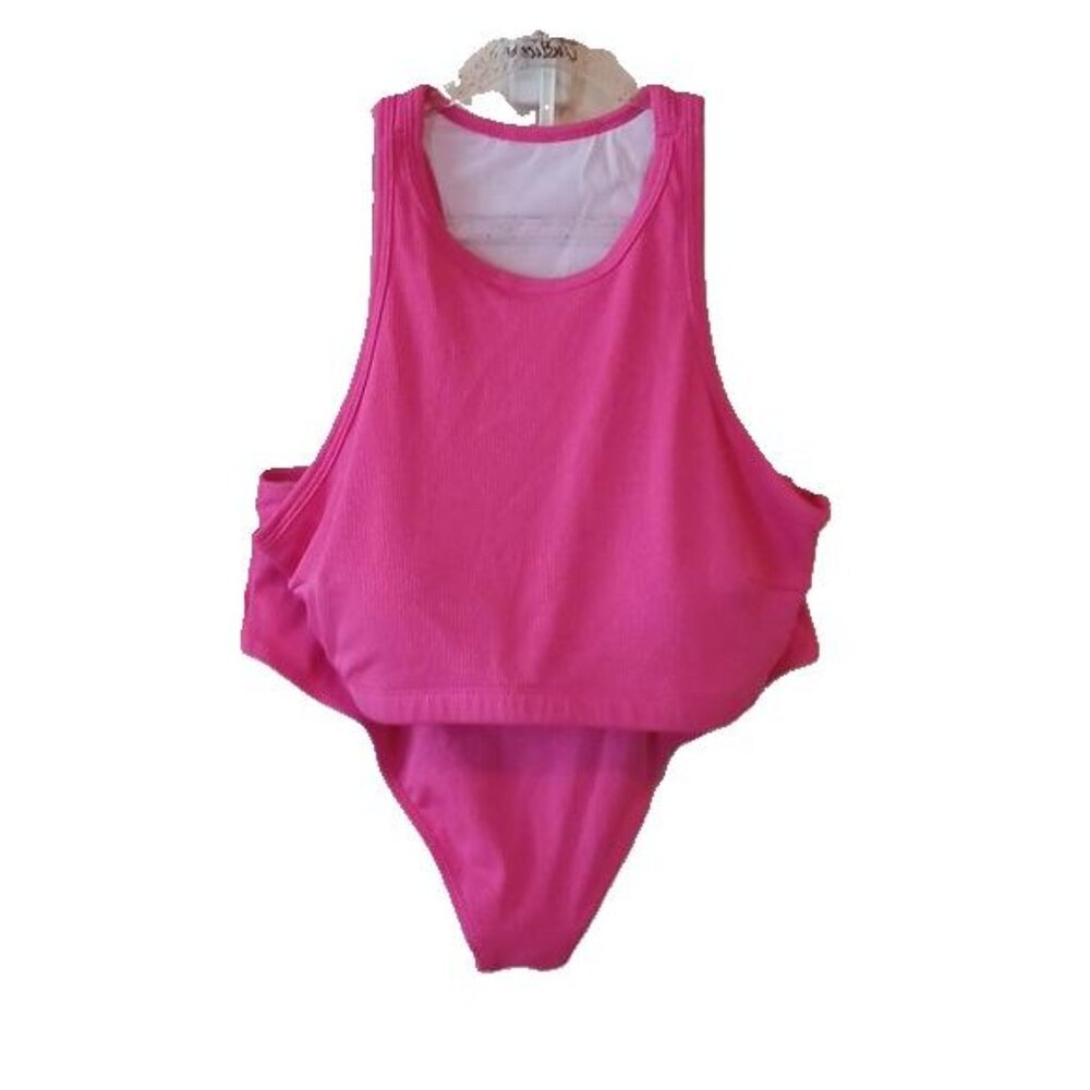 Womens Two Piece Racerback Swimsuit Size Small NWOT
